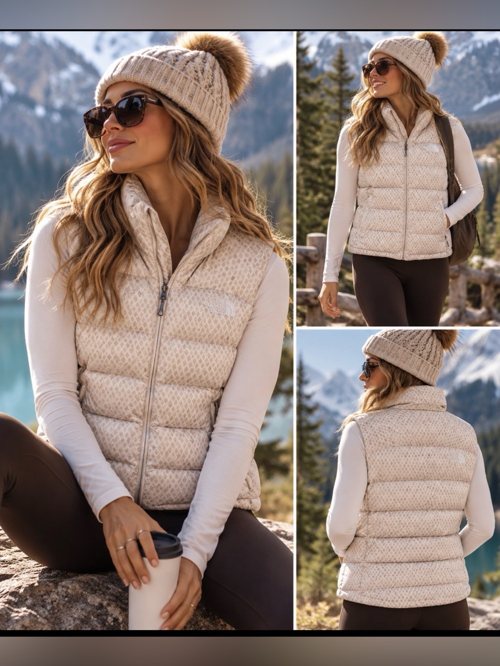 The North Face Women's Nuptse 2 700-fill down vest size large
